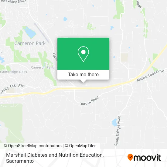 Marshall Diabetes and Nutrition Education map