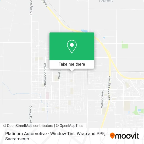 Mapa de Platinum Automotive - Window Tint, Wrap and PPF