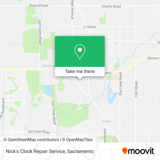 Nick's Clock Repair Service map