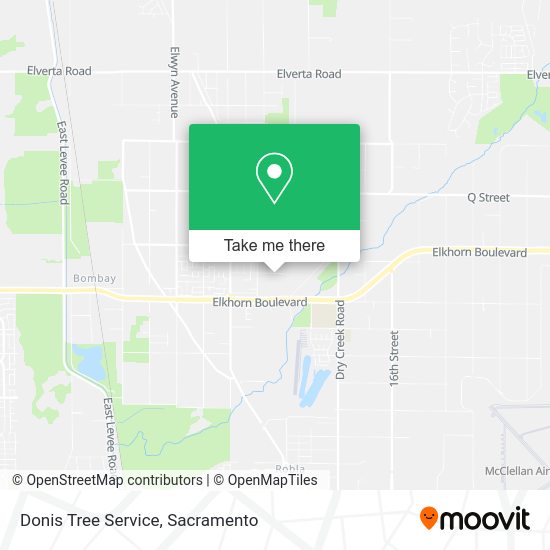 Donis Tree Service map