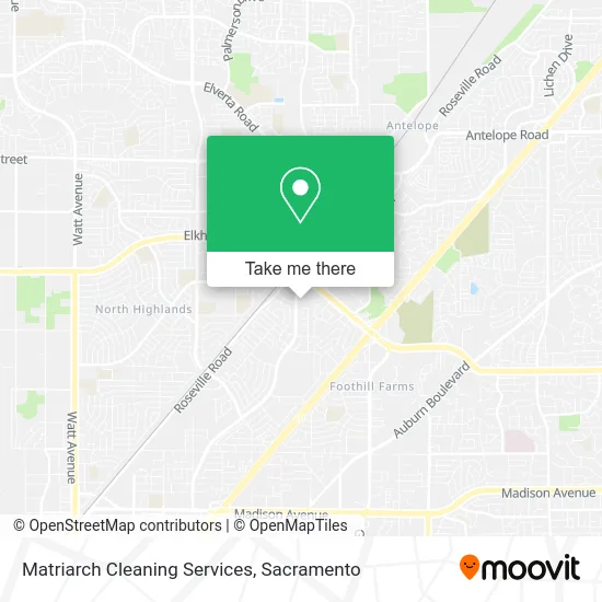 Matriarch Cleaning Services map