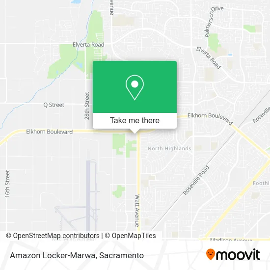 Mapa de Amazon Locker-Marwa