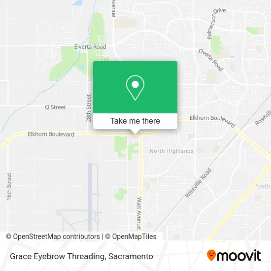 Mapa de Grace Eyebrow Threading