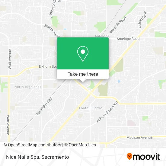 Mapa de Nice Nails Spa