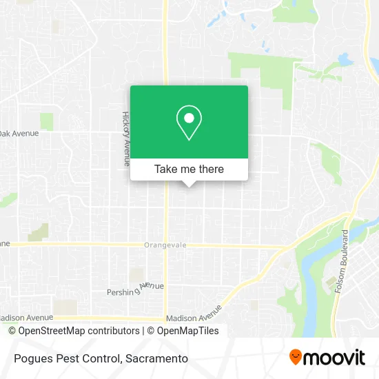 Mapa de Pogues Pest Control