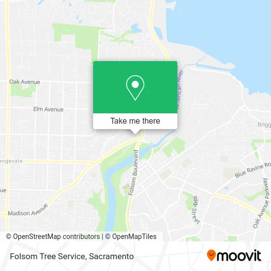 Folsom Tree Service map