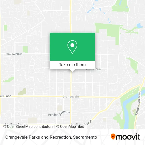 Mapa de Orangevale Parks and Recreation