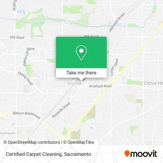 Mapa de Certified Carpet Cleaning