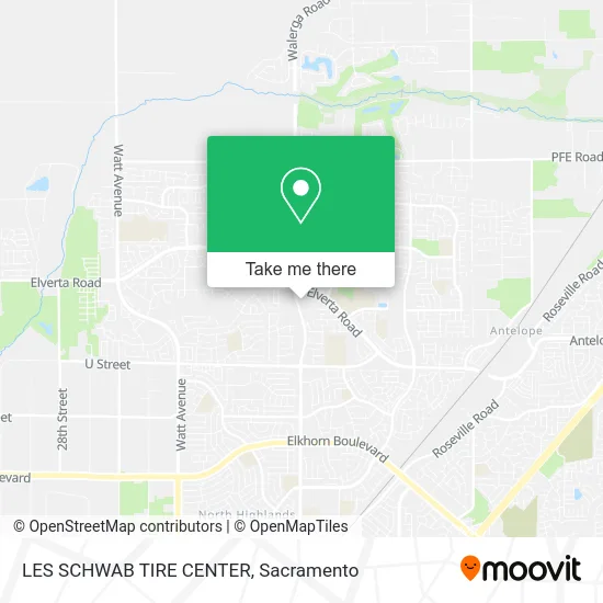 Mapa de LES SCHWAB TIRE CENTER