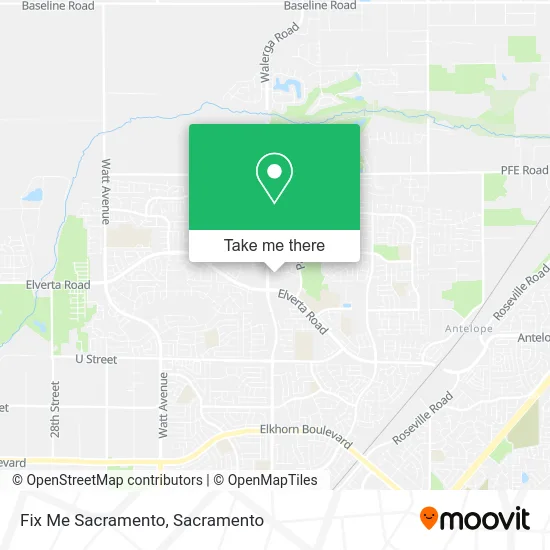 Fix Me Sacramento map