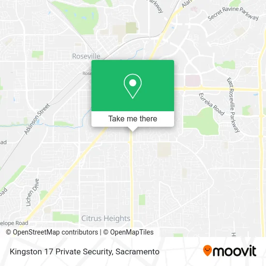 Kingston 17 Private Security map