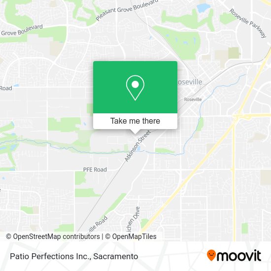 Patio Perfections Inc. map