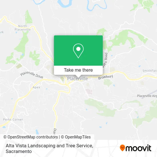 Alta Vista Landscaping and Tree Service map