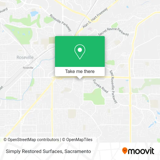 Simply Restored Surfaces map