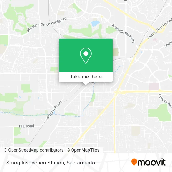 Smog Inspection Station map