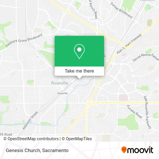 Genesis Church map