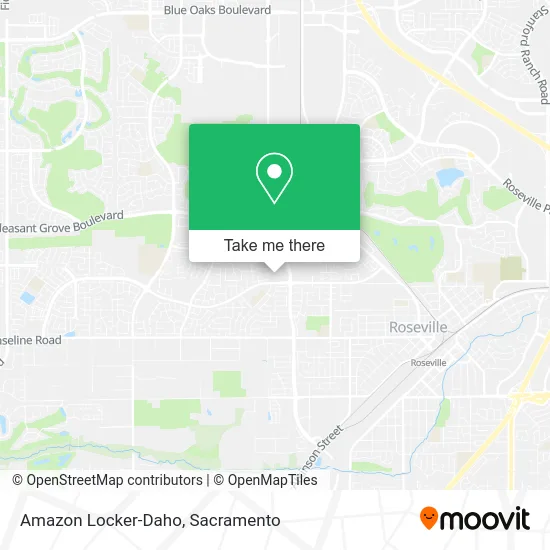 Amazon Locker-Daho map