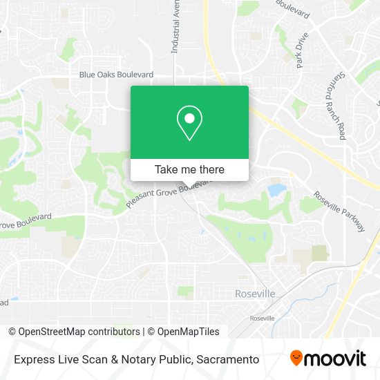 Express Live Scan & Notary Public map