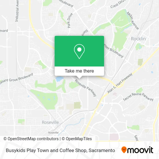 Mapa de Busykids Play Town and Coffee Shop