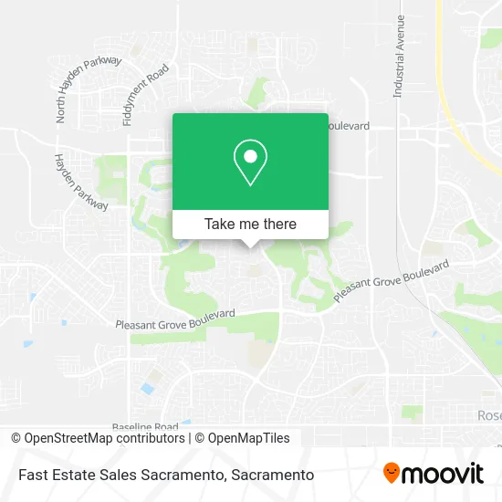 Fast Estate Sales Sacramento map