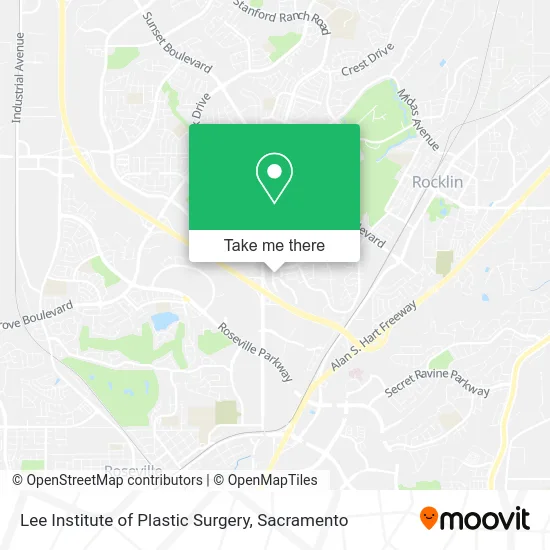 Lee Institute of Plastic Surgery map