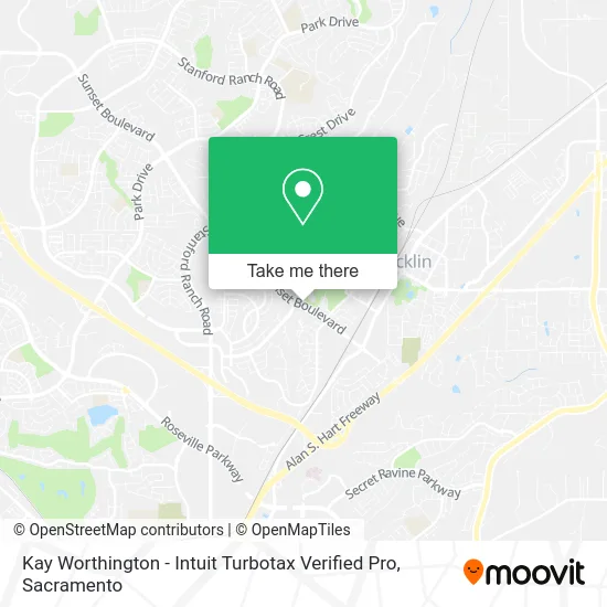 Kay Worthington - Intuit Turbotax Verified Pro map