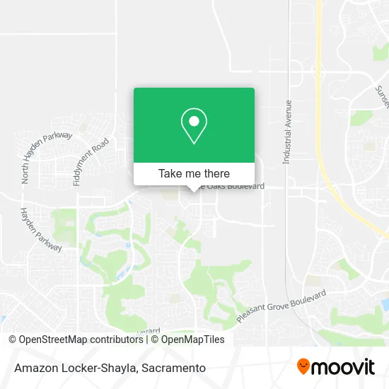 Amazon Locker-Shayla map