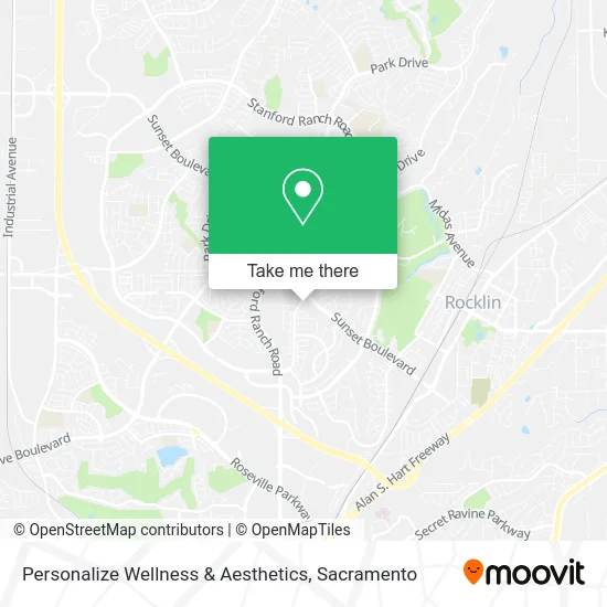 Personalize Wellness & Aesthetics map