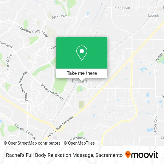 Mapa de Rachel's Full Body Relaxation Massage