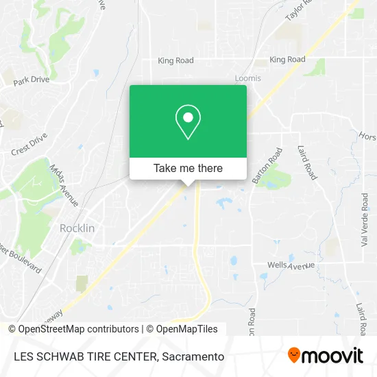 Mapa de LES SCHWAB TIRE CENTER