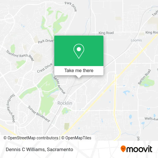 Dennis C Williams map