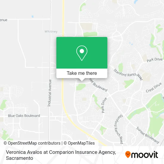 Veronica Avalos at Comparion Insurance Agency map