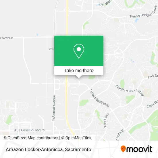 Amazon Locker-Antonicca map