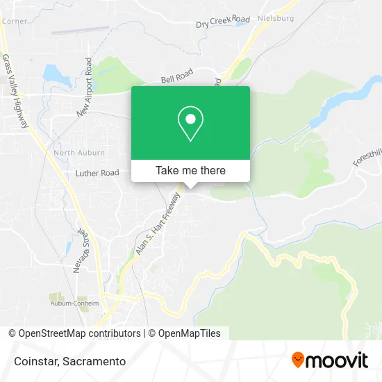 Mapa de Coinstar