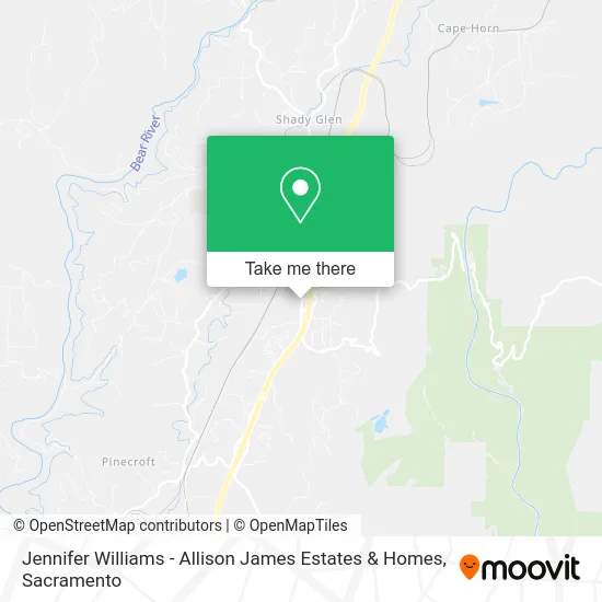 Mapa de Jennifer Williams - Allison James Estates & Homes