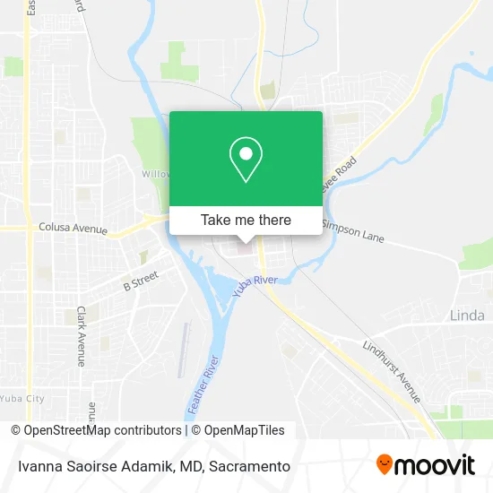 Mapa de Ivanna Saoirse Adamik, MD