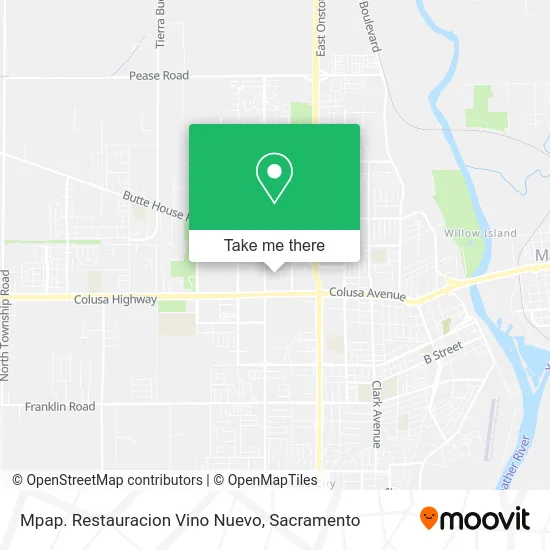 Mapa de Mpap. Restauracion Vino Nuevo