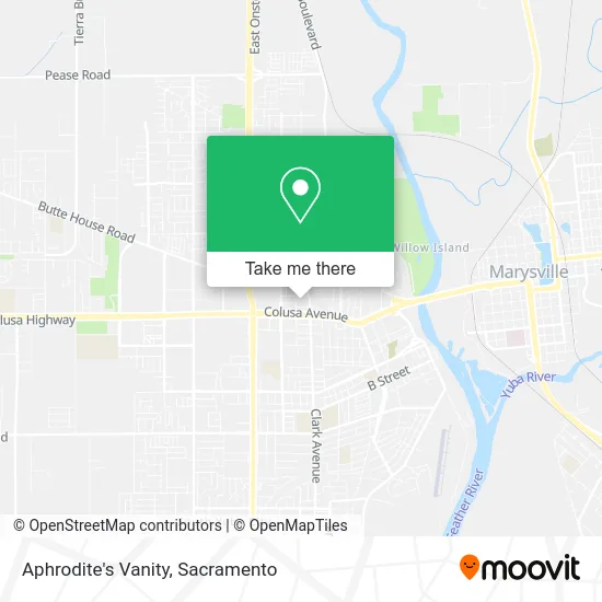 Aphrodite's Vanity map