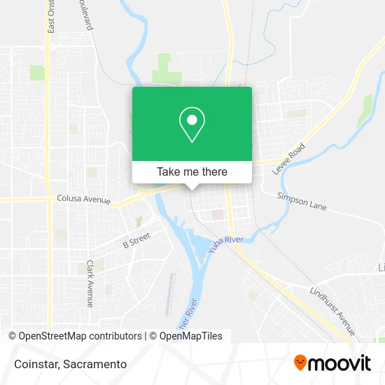 Mapa de Coinstar