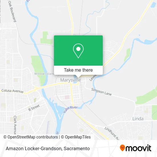 Amazon Locker-Grandson map