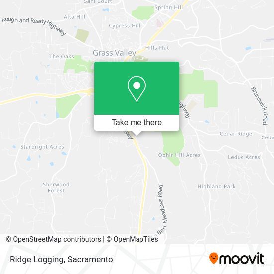 Ridge Logging map