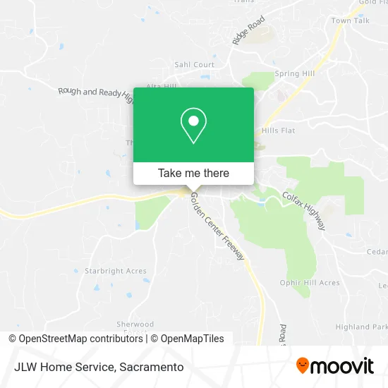 JLW Home Service map