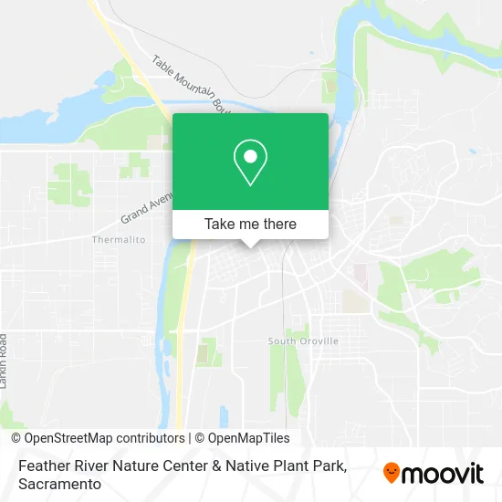 Feather River Nature Center & Native Plant Park map