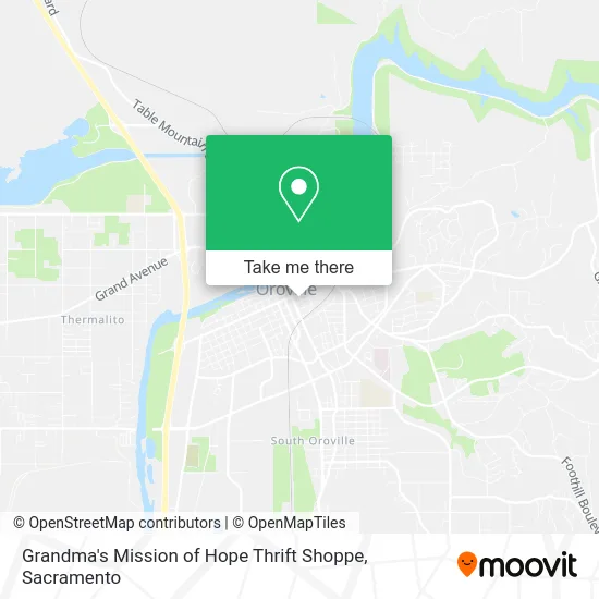 Grandma's Mission of Hope Thrift Shoppe map