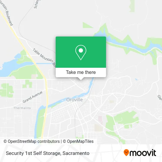 Security 1st Self Storage map