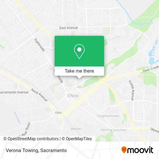 Verona Towing map