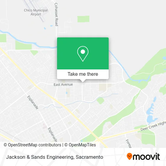 Jackson & Sands Engineering map