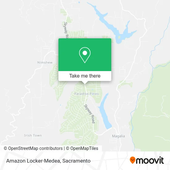 Amazon Locker-Medea map