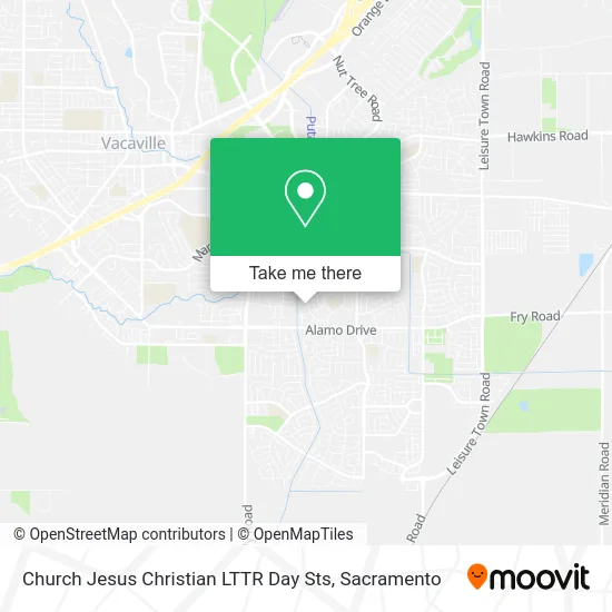 Mapa de Church Jesus Christian LTTR Day Sts