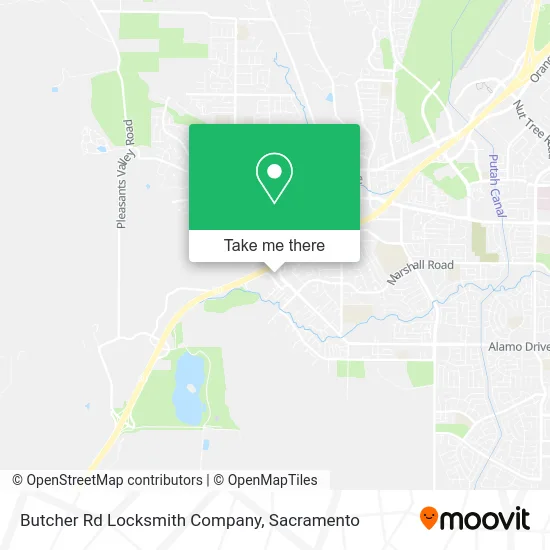 Mapa de Butcher Rd Locksmith Company